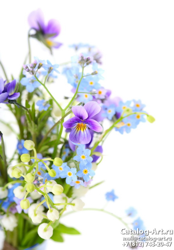 Bleu flowers 2